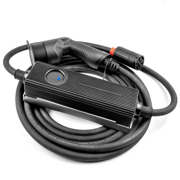 Besen állítható hordozható elektromos autó töltő max. 3x24A (16,5kW) 5 méter (Type2) - Image 7