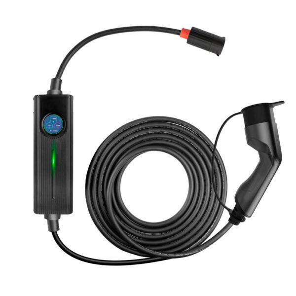 Besen állítható hordozható elektromos autó töltő max. 3x24A (16,5kW) 5 méter (Type2) - Image 10