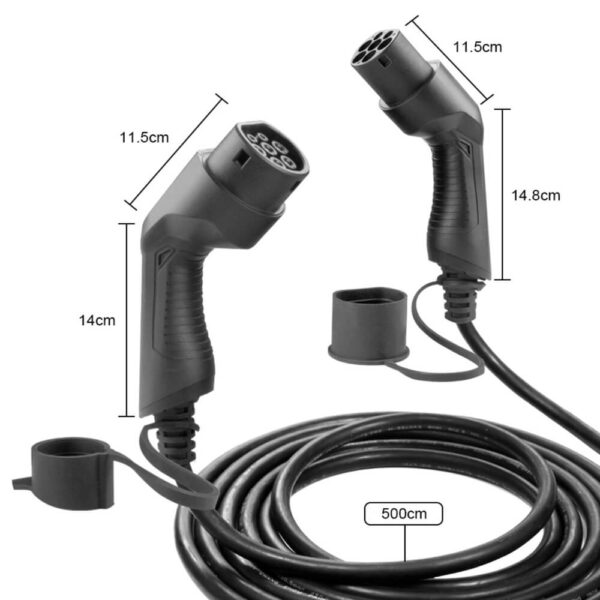 BESEN ELEKTROMOS AUTÓ TÖLTŐKÁBEL (3f,32A,Type2) – 7méter - Image 2