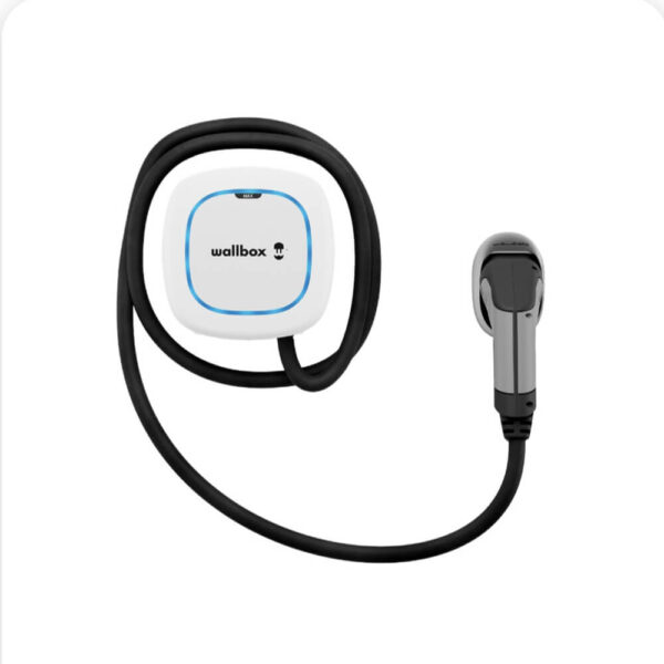 Wallbox Pulsar Plus 22kW fehér okos fali töltő 7 méteres kábellel