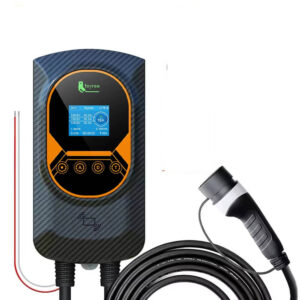 Feyree DLB okos fali töltő Type2 dinamikus terheléselosztás (Dynamic Load Balancing) RFID APP 22 kW 5 m