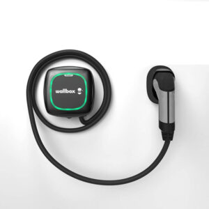 Wallbox Pulsar Plus 22kW fekete okos fali töltő 5 méteres kábellel
